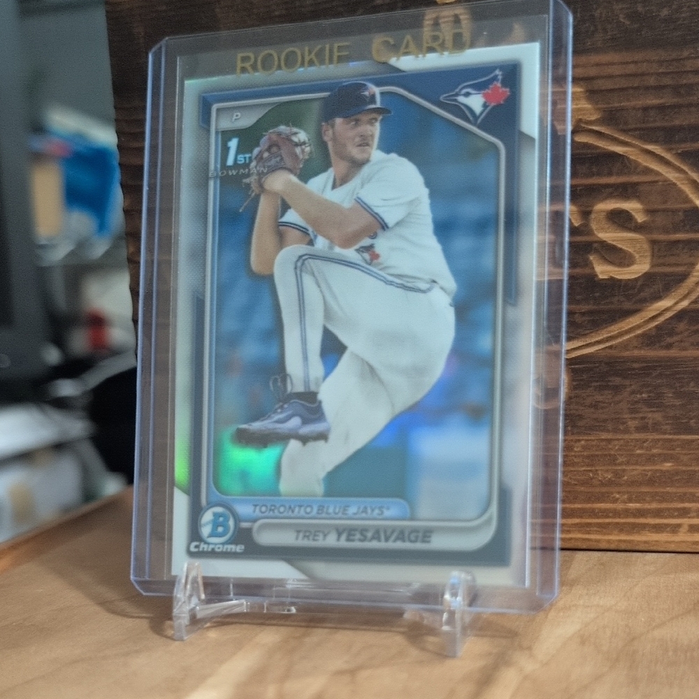 2024 1st Bowman Chrome Trey Yesavage Rookie Card Blue Jays World Series 🔥🔥🔥
